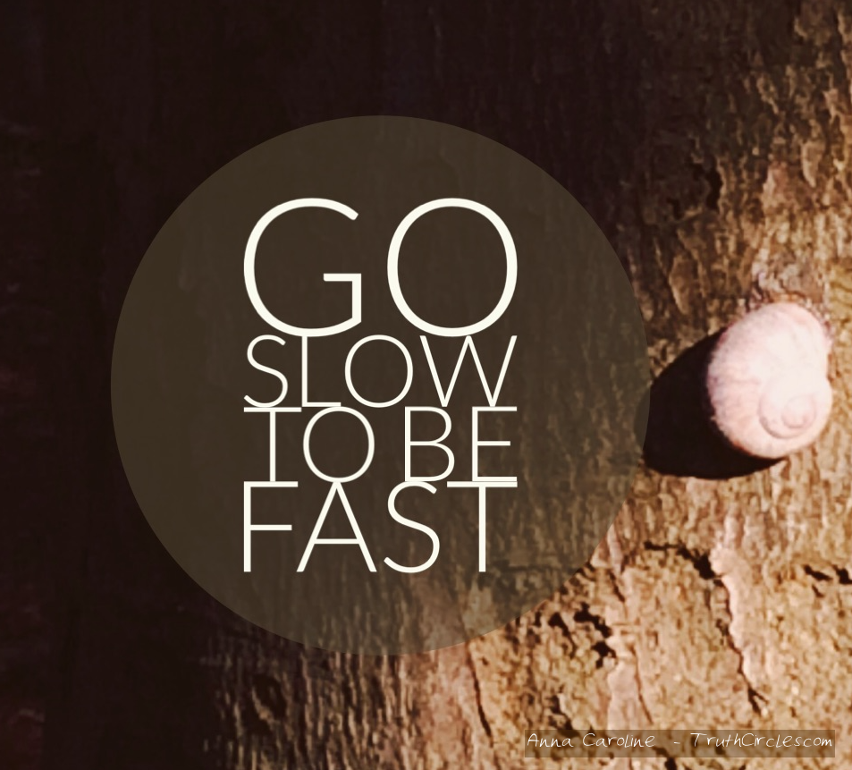 go-slow-to-be-fast-truth-circles